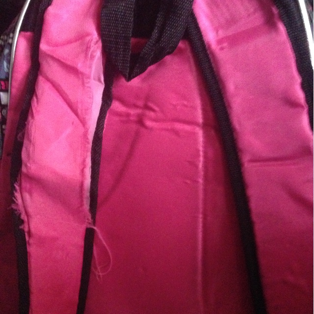 Barbie backpack (Category: Diaper Bags & Wetbags) located in Manila. Submitted by bondea (Listing ID 88527078, Image 3). Description: Barbie backpack, issues on the handle and on the zipper area but can be repaired. FOR FREE.