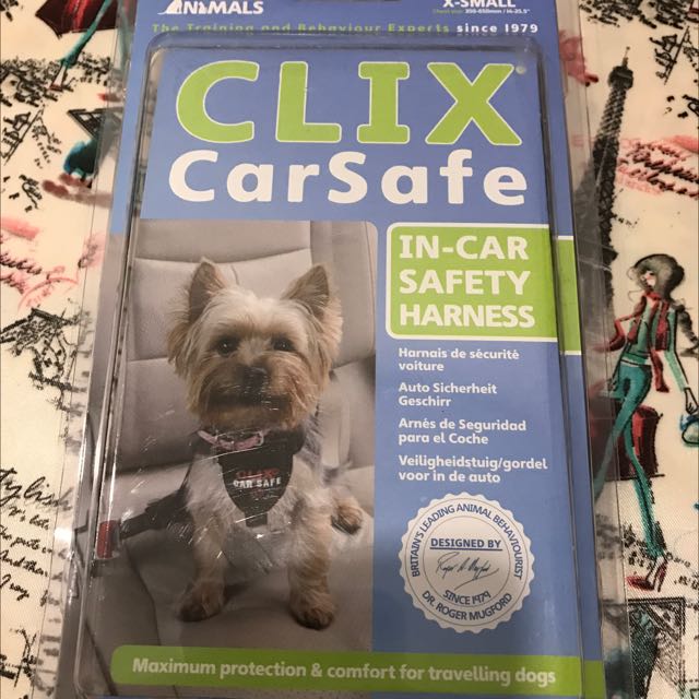 CLIX CarSafe Dog Car Harness x Size Small