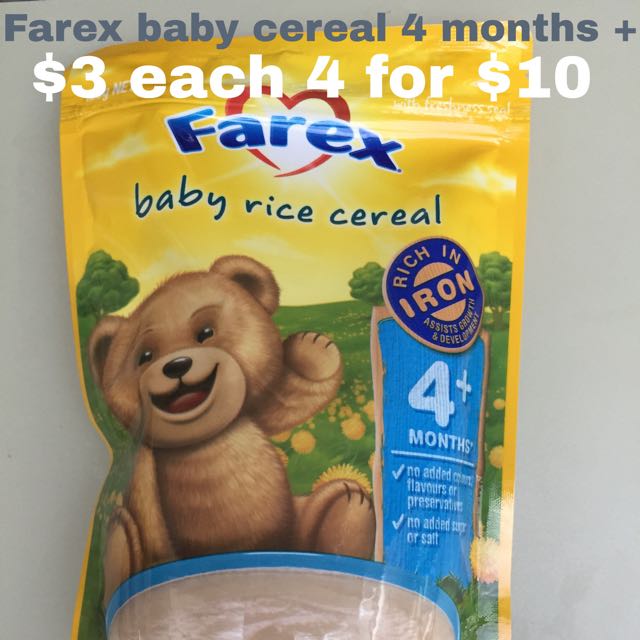 Farex 4 months sales