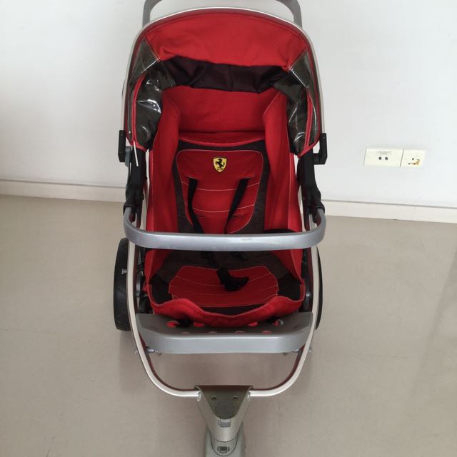 Ferrari Jogging Pram Babies Kids Going Out Strollers on Carousell