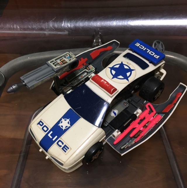 Hot Wheels Key Force Keymmander Police Car Missile Cruiser. 90s Vintage