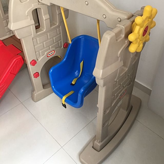little tikes indoor bouncy castle