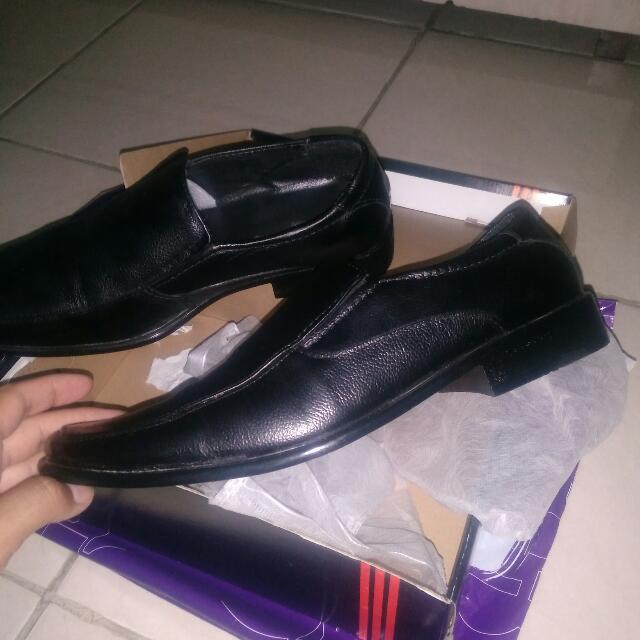 Marco Cuomo Italy Black Formal Shoes Wood Soles Ori Obral Santai Fesyen Pria Sepatu di Carousell