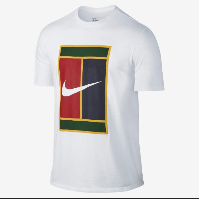 Nike Tennis Court Heritage Logo T-Shirt 