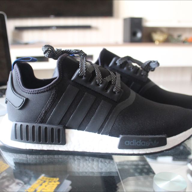 NMD R1 Blue Tag Men s Fashion Footwear Sneakers on Carousell