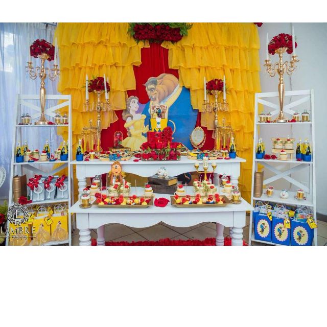 Princess Belle Beauty The Beast Princess Themed Birthday