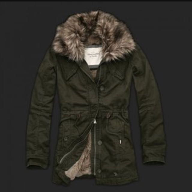 abercrombie faux fur jacket