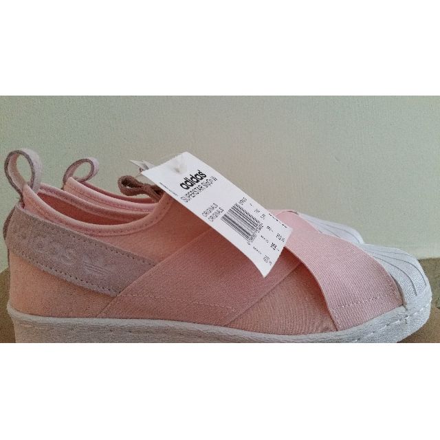 Adidas superstar slip on halo pink cheap