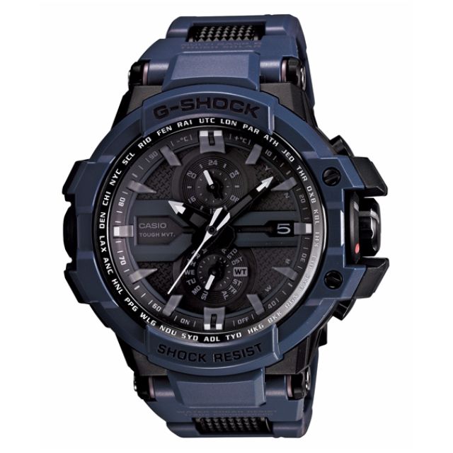 Casio G Shock Sky Cockpit Gravitymaster Series Gw A1000fc 2a 藍色gshock Gwa1000fc Multi Band 6 電波受信機能tough Solar 光動能gwa 1000fc 名牌 錶 Carousell