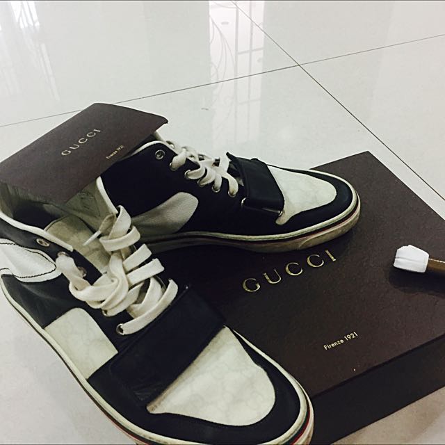Gucci Shoes Nero Bianco New Praga