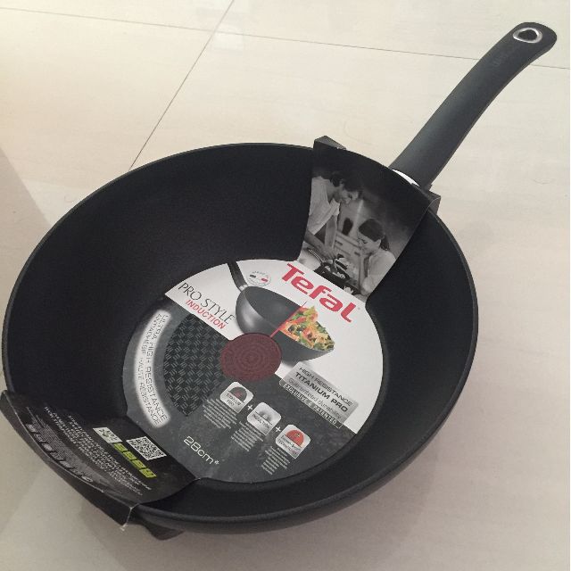 Tefal Pro Style Induction Cookware Wok Pan, TV & Home Appliances, Kitchen Appliances, Hobs
