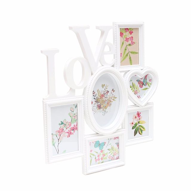 Wall Collage Love Photo Frame Timeline 6 Frames In 1, Furniture & Home
