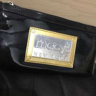 MACYS 黑色手拿包 化妝包