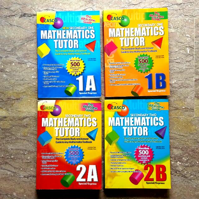Casco Maths Tutor 1a 1b 2a 2b Books Stationery Textbooks On