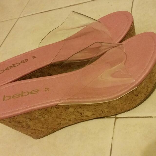 INSTOCK BEBE wedges Women s Fashion Footwear Wedges on Carousell