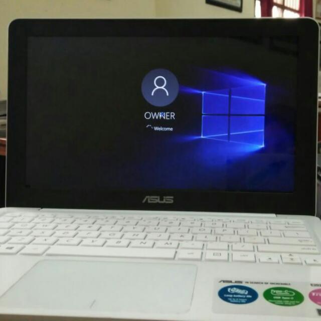 Notebook Asus E202s 11 Inc White Elektronik Komputer Desktop Di Carousell
