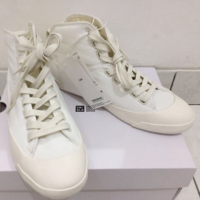 Sepatu Lace Up Uniqlo Ori Fesyen Wanita Sepatu Di Carousell
