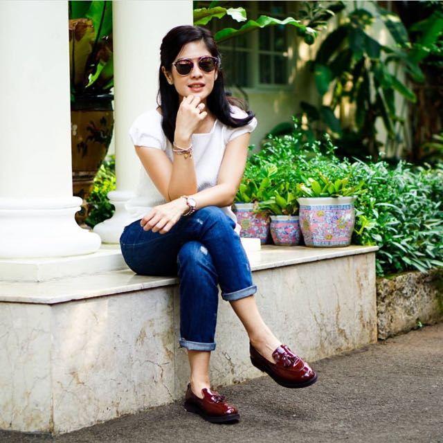 Tassel Norway Chestnut Dian Sastro Fesyen Wanita Sepatu Di Carousell