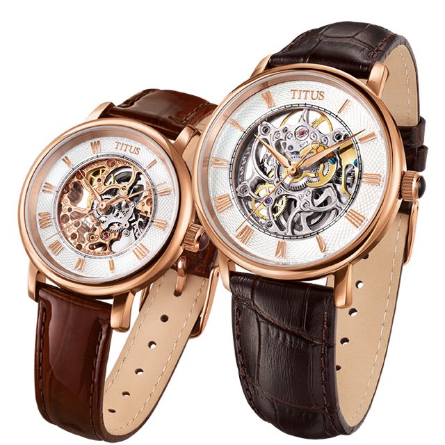 Titus Mechanical Couple Watches Male