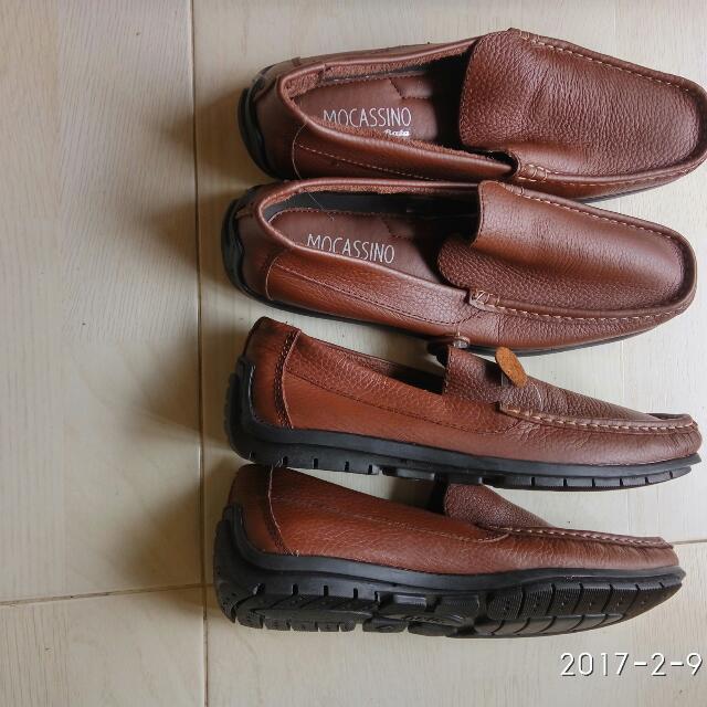 bata real leather shoes