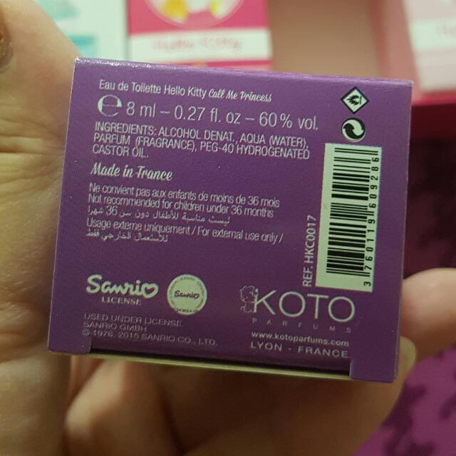 Brand New Limited Edition Hello Kittys World Tour Miniature Edt