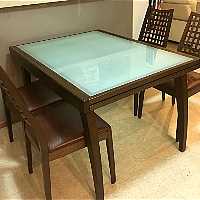 Dining Set Calligaris Furniture Tables Chairs On Carousell