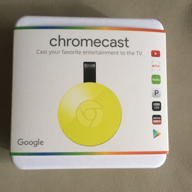 Google Chromecast (yellow), TV & Home Appliances, TV & Entertainment
