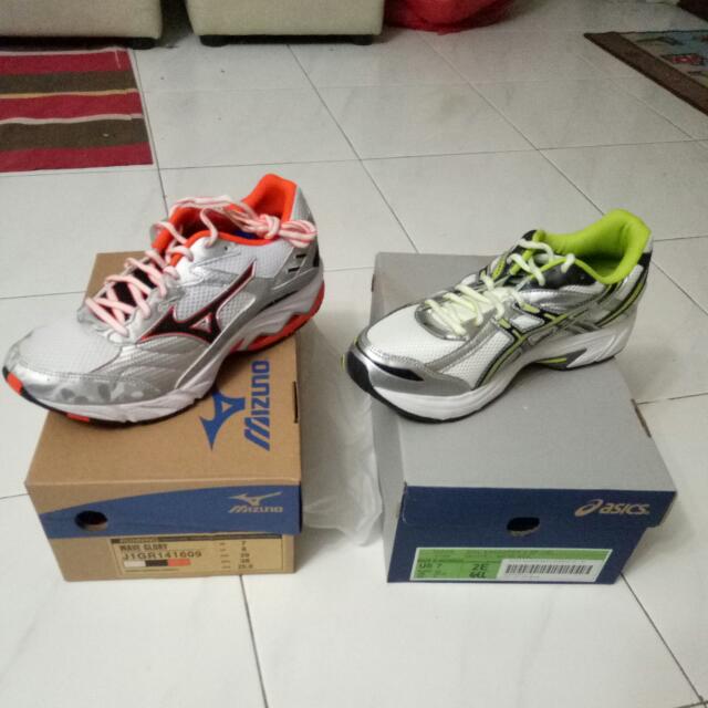 mizuno and asics