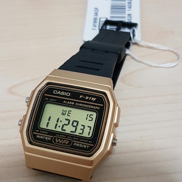 Casio f91w rose gold online