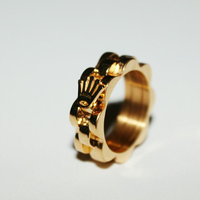 Rolex Crown Ring Men S Fashion Accessories On Carousell