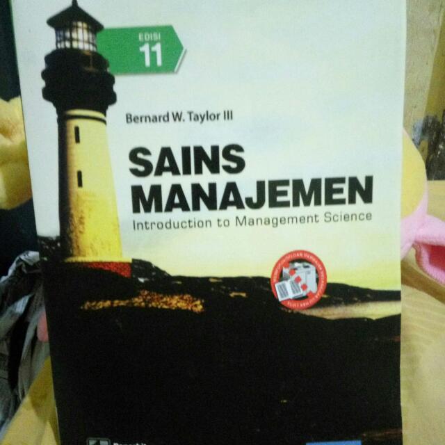 Sains Manajemen Edisi 11 By Bernard W Taylor Buku Alat Tulis Buku Pelajaran Di Carousell