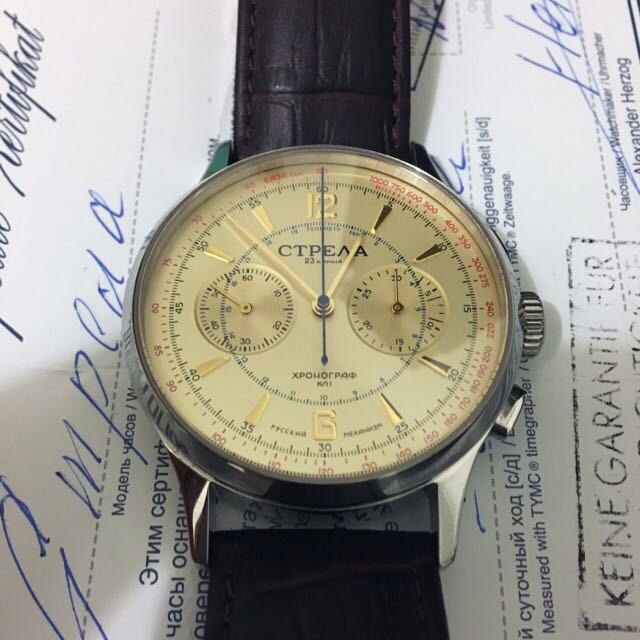 Weekend Sale Strela Tribute TR42CYM LE With Free Natos Luxury Watches on Carousell