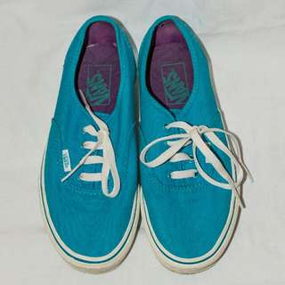 VANS AUTHENTIC turquoise Size 6 Boys/7.5 Womens