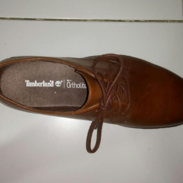 Brown Timberland Derby Shoes, Men's 