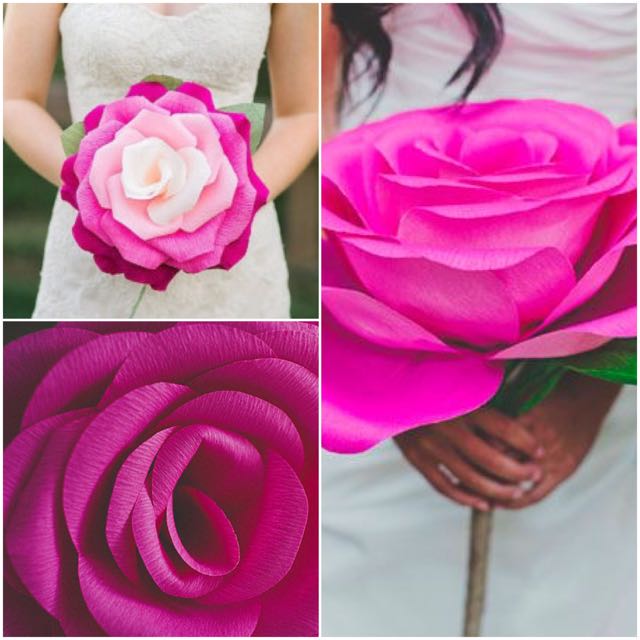 giant crepe paper flowers design craft art prints on carousell giant crepe paper flower