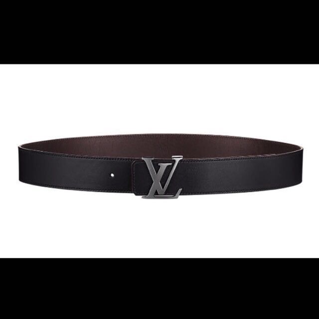 Used LOUIS VUITTON M9887 ( 105/42) LV initials Reversible Belt Leather  #183060-2