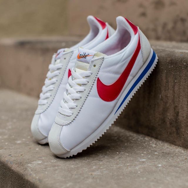 NIKE CLASSIC CORTEZ NYLON PREM QS 紅白 阿甘