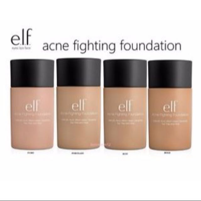 Ready Stock! Elf Acne Fighting Foundation, Beauty & Personal Care, Face