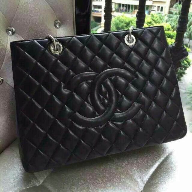 Chanel gst lambskin top