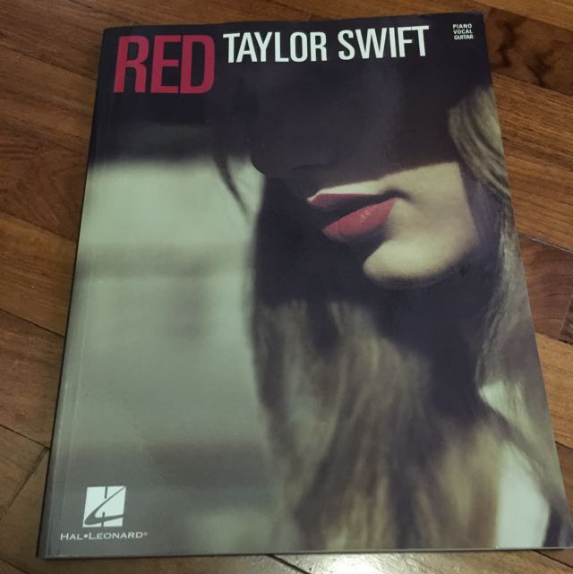 Taylor Swifts Red Piano Vocal Guitar Collection On Carousell