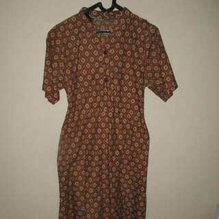 Dress Batik Size M