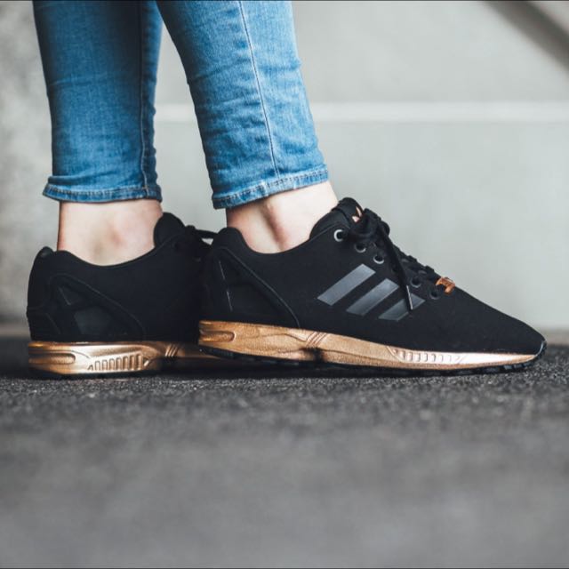 adidas zx flux copper rose gold