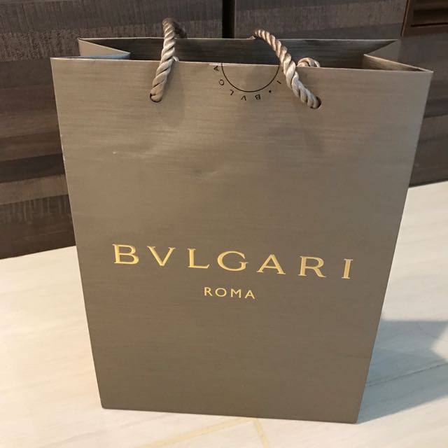 Bvlgari paper sale bag