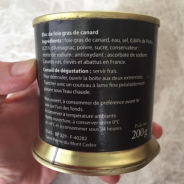 Canned Duck Foie Gras, Food & Drinks, Packaged & Instant Food on Carousell