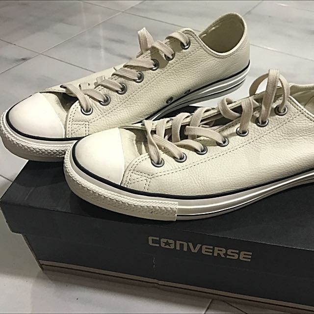 Converse Parchment Leather (100 Authentic), Men's Fashion, Footwear