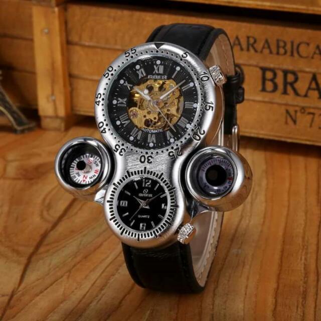Goer outlet skeleton watch