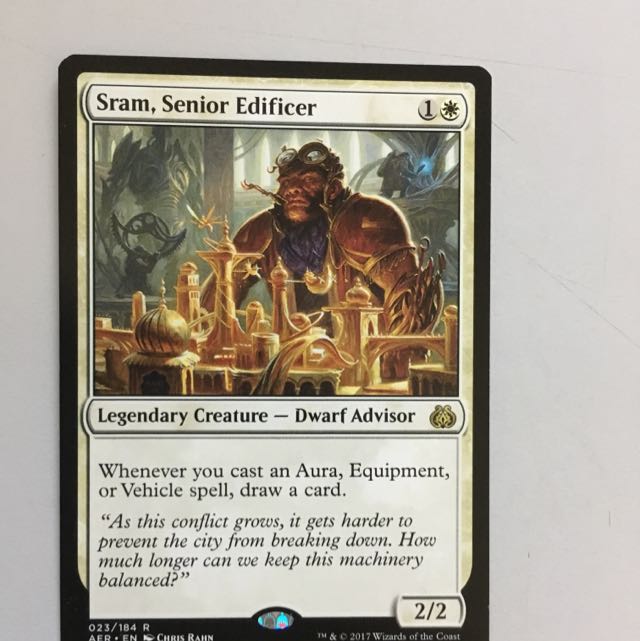 Mtg Sram, Senior Edificer (Category: Raw Cards) located in Singapore. Submitted by westhobbies (Listing ID 89440371, Image 1). Description: .
