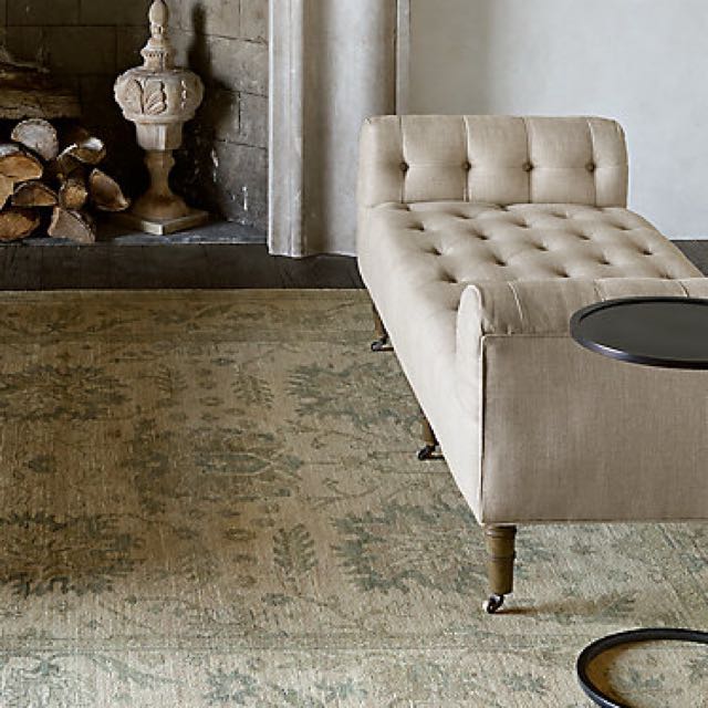 Restoration Hardware Camille Tufted Settee Furniture On Carousell