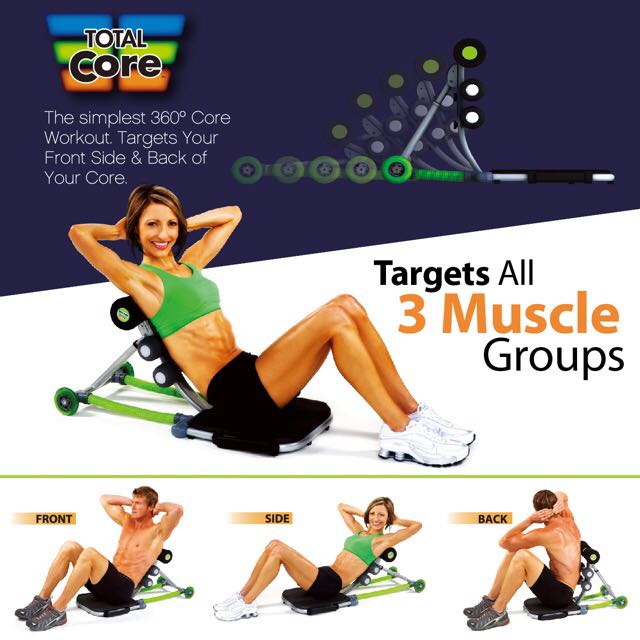Total Care Abdominal Exerciser Gym Fitness Sport, Sports