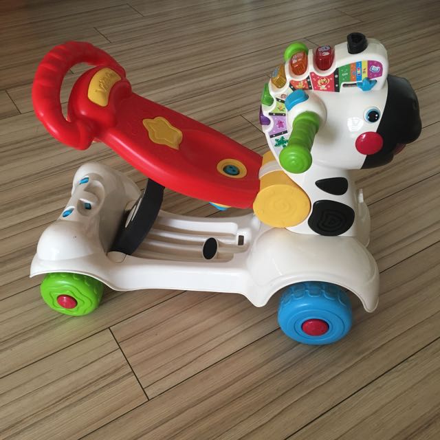 Vtech 3in1 Zebra Scooter, Babies & Kids, Infant Playtime on Carousell